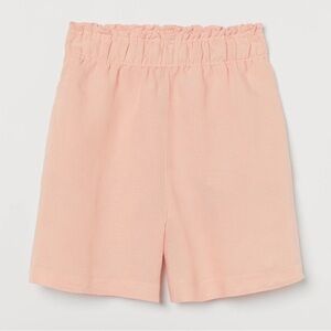 H&M Linen Blend Pull On Style Shorts | Color: Apricot | Sizes small and large